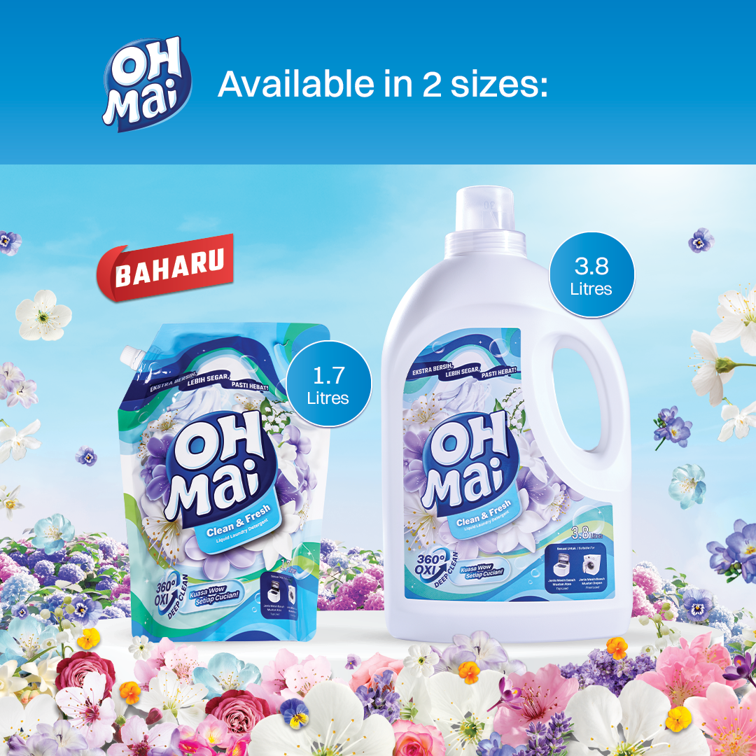 OH MAI Laundry Liquid Detergent - Clean & Fresh (1.7L)