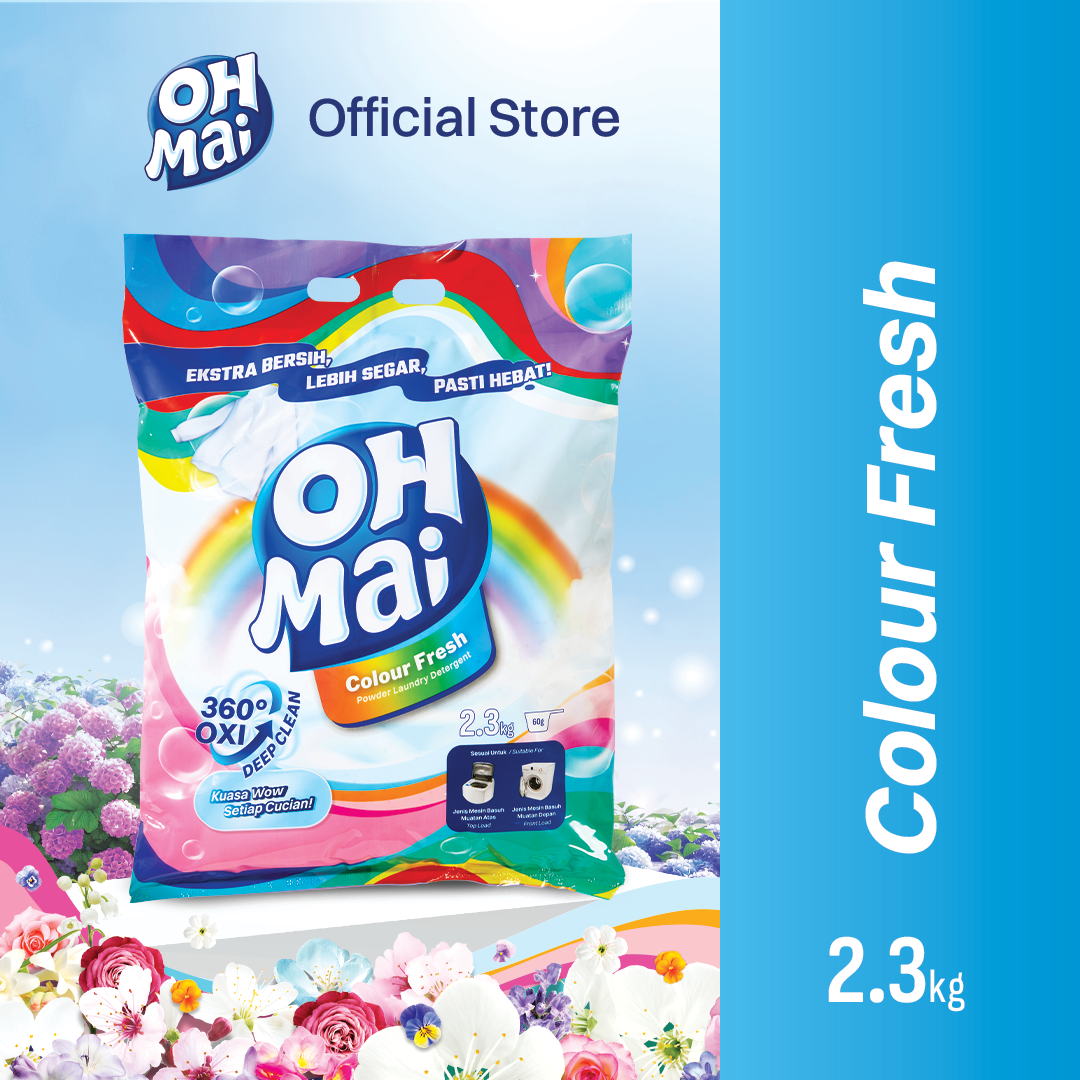 OH MAI Laundry Powder Detergent - Colour Fresh (2.3kg)