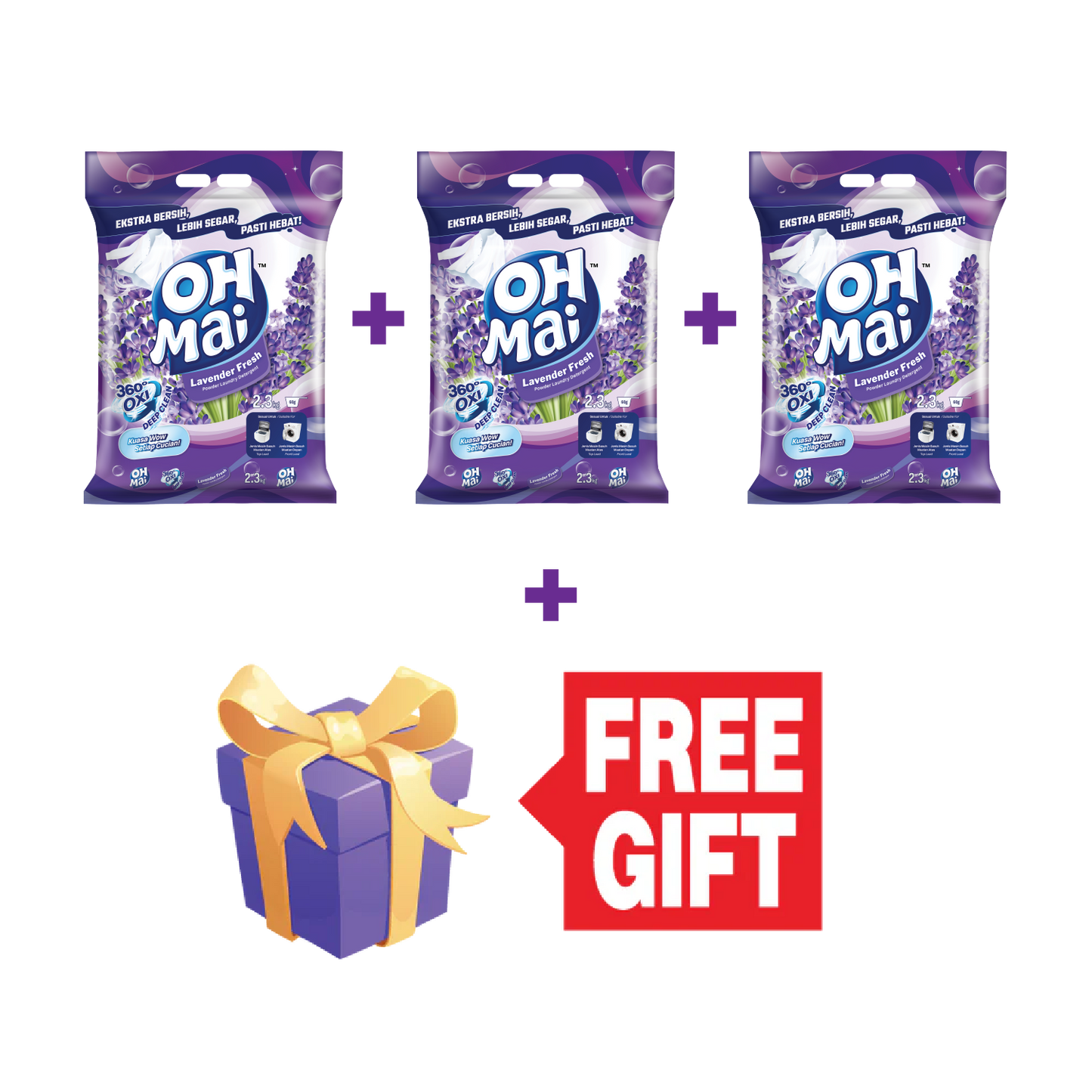 Oh Mai 2.3kg Powder Indoor Drying Bundle + FREE YS Accessories