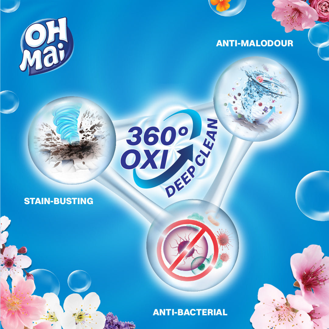 OH MAI Laundry Powder Detergent - Colour Fresh (2.3kg)