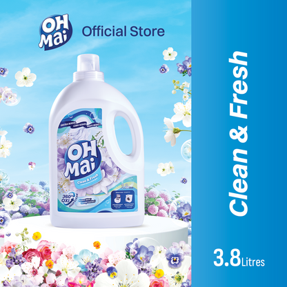 OH MAI Laundry Liquid Detergent - Clean & Fresh (3.8L)