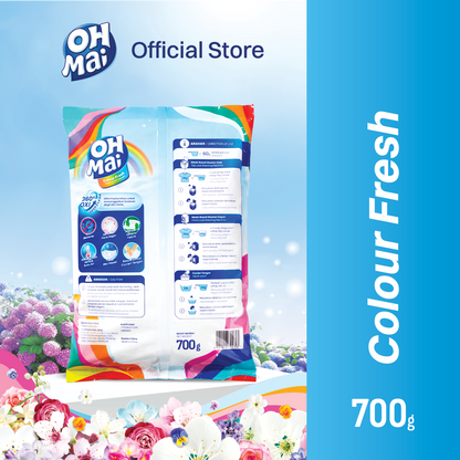 OH MAI Laundry Powder Detergent - Colour Fresh (700g)