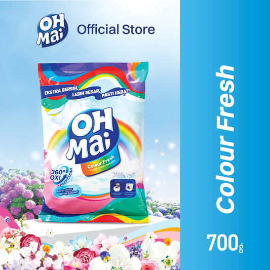 OH MAI Laundry Powder Detergent - Colour Fresh (700g)