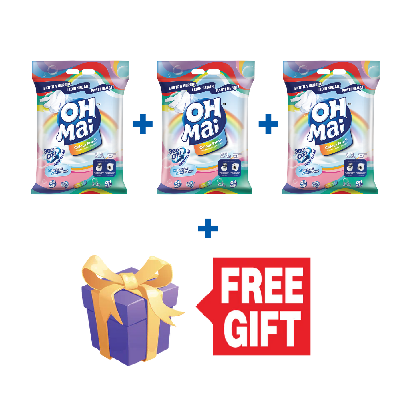 Oh Mai 2.3kg Powder Indoor Drying Bundle + FREE YS Accessories