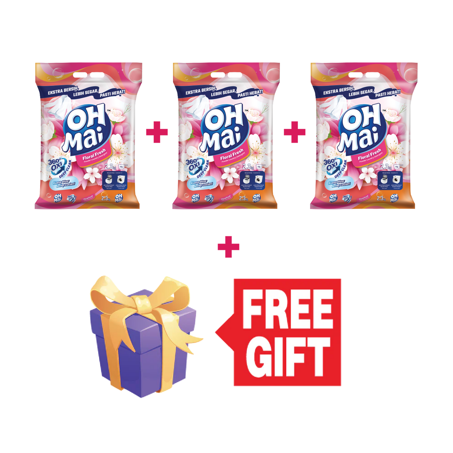 Oh Mai 2.3kg Powder Indoor Drying Bundle + FREE YS Accessories