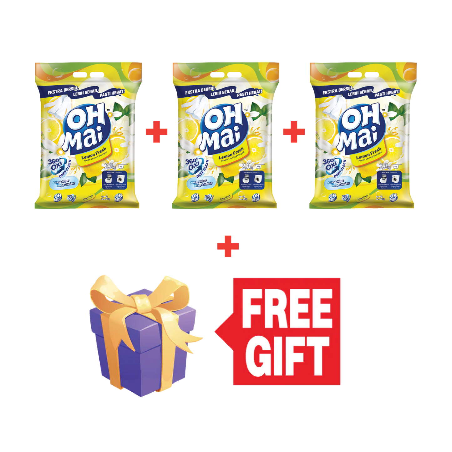 Oh Mai 2.3kg Powder Indoor Drying Bundle + FREE YS Accessories