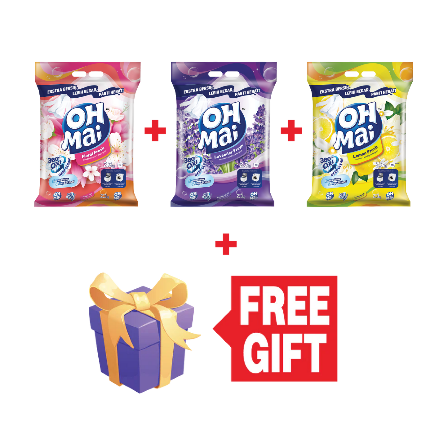 Oh Mai 2.3kg Powder Indoor Drying Bundle + FREE YS Accessories